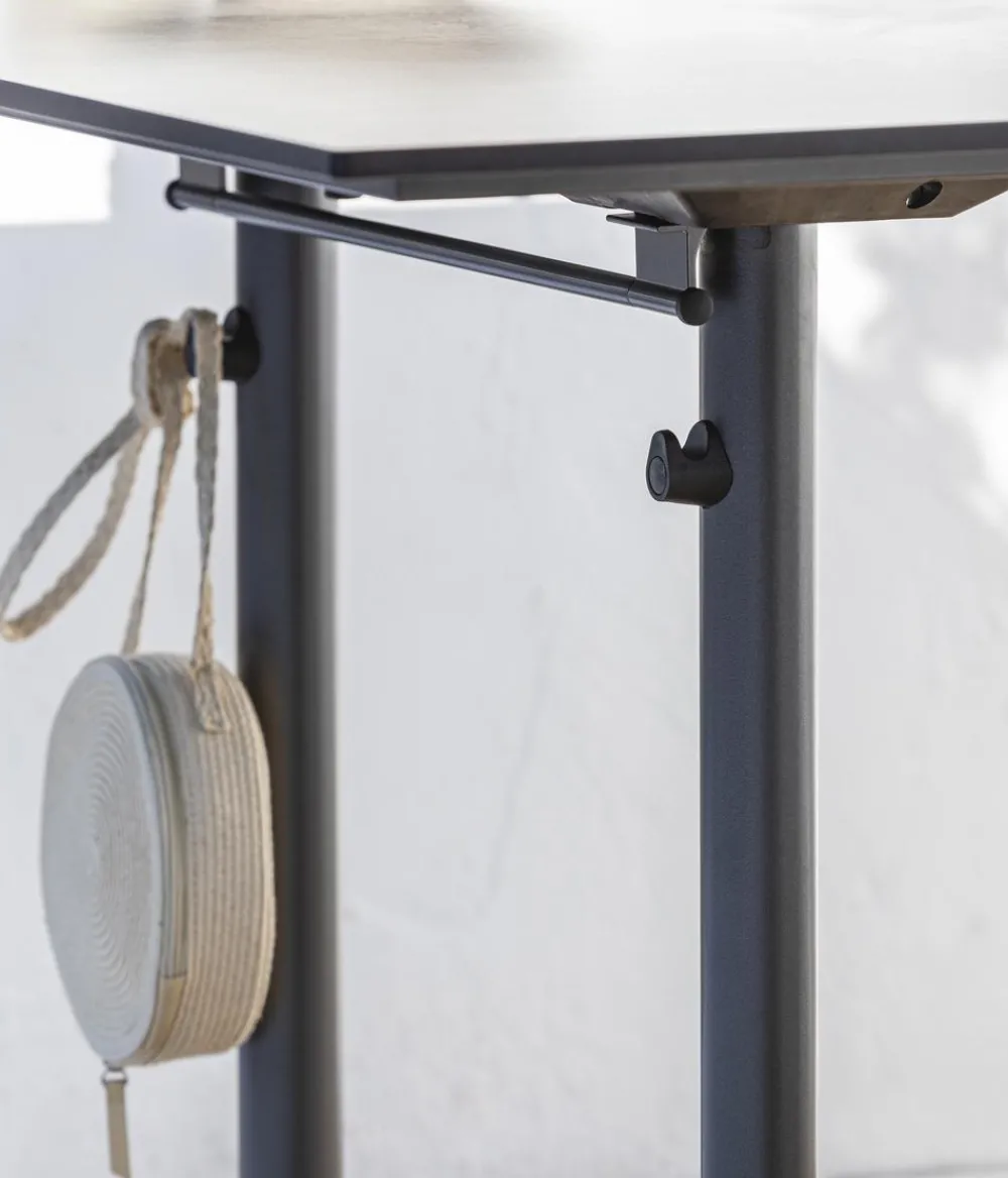 Dehner Beistelltische|Klapptische - Klapptisch Capri, eckig Grau