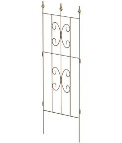 Dehner Kombi-Spalier Clematis, rost/ Gold New