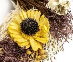 Dehner Kränze & Pflanzendeko > Kranz Sunflower, ca. Ø25 cm