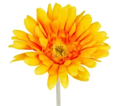 Dehner Kunstpflanzen - Kunstblume Gerbera, ca. H56 cm Orange