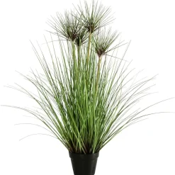 Dehner Kunstpflanzen - Kunstpflanze Gras Dunkelgrün