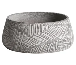 Dehner Kunststein-Schale Stanca, rund Dunkelrot Sale