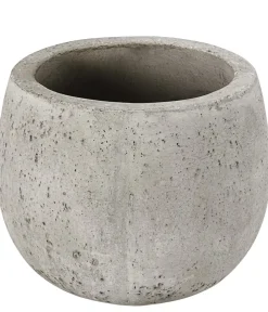 Dehner Blumentöpfe & Übertöpfe > Kunststein-Topf Balloon Stone niedrig, bauchig,