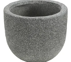 Dehner Blumentöpfe & Übertöpfe > Kunststein-Topf Rock, rund,