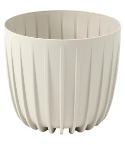 Dehner Kunststoff-Übertopf Mira, konisch Creme Online
