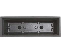 Dehner Pflanzkübel & Blumenkästen - Kunststoff-Blumenkasten Pisa, ca. B60/H20/T20 cm, anthrazit Dunkelgrau