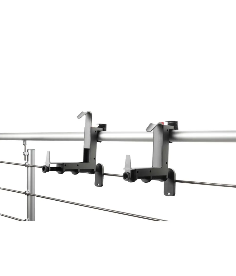 Dehner Mehr Blumentopfzubehör > Kunststoff-Blumenkastenhalter, anthrazit