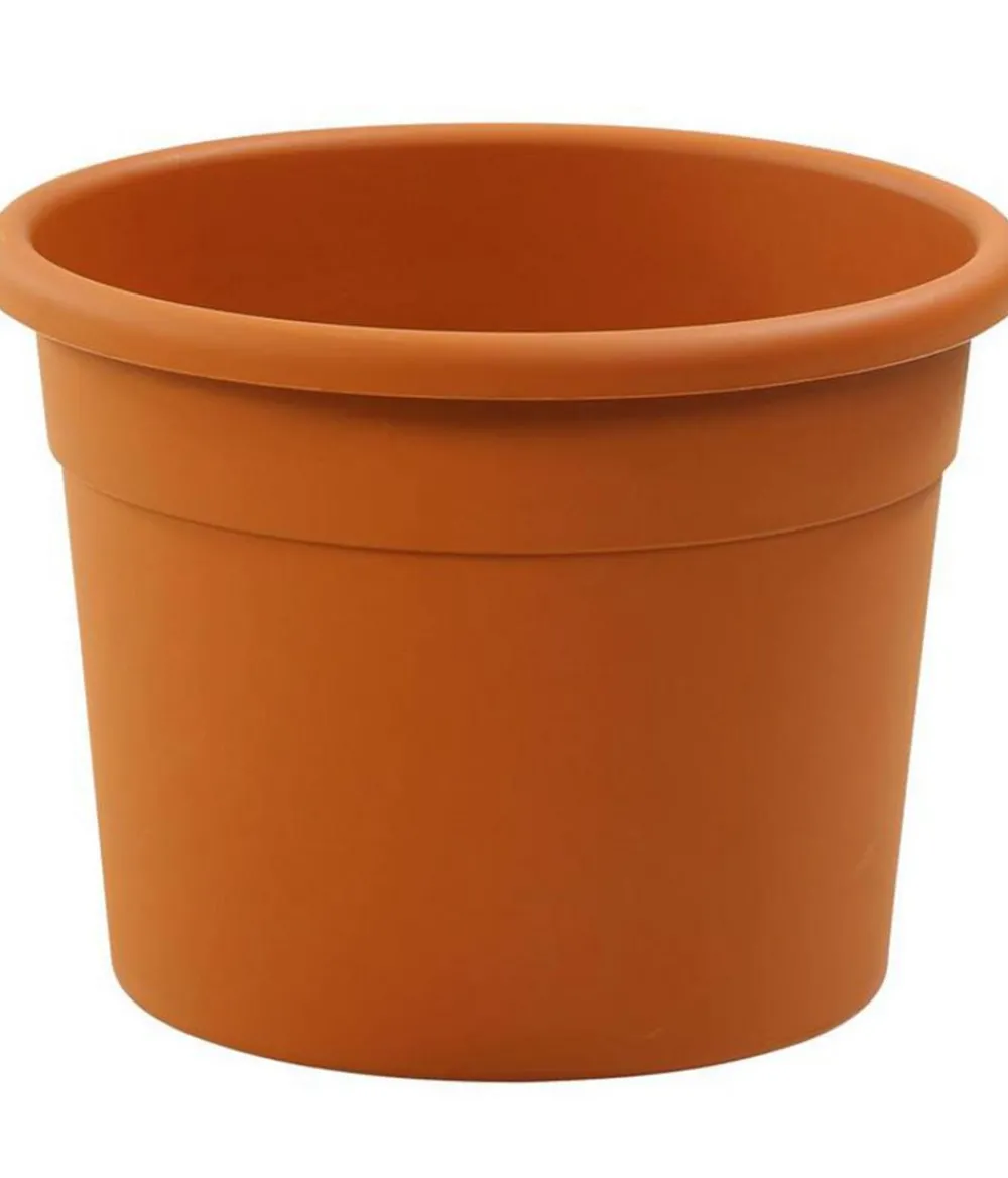 Dehner Blumentöpfe & Übertöpfe > Kunststoff-Blumentopf Cylindro XXL, rund