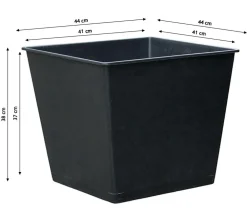 Dehner Blumentöpfe & Übertöpfe > Kunststoff-Einsatz, eckig,