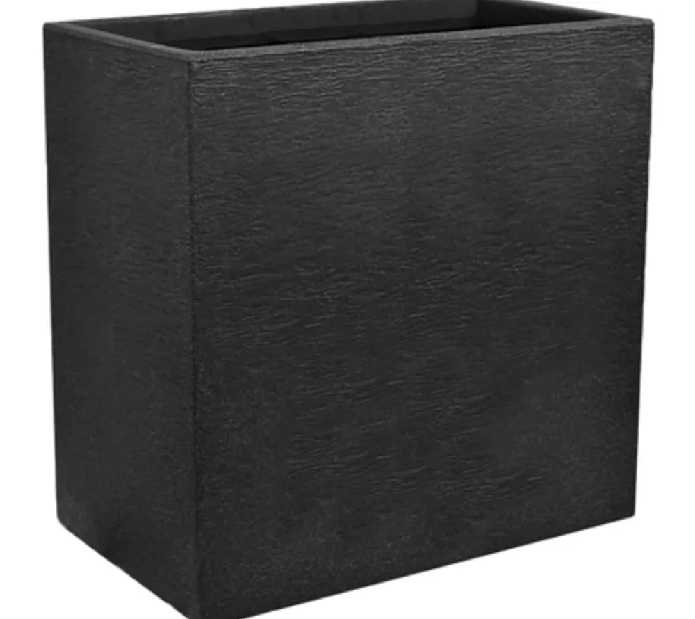 Dehner Pflanzkübel & Blumenkästen > Kunststoff-Raumtrenner Palermo, rechteckig, anthrazit, ca. B60/H60/T26 cm