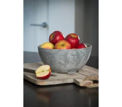 Dehner Kunststoff-Schale Fiona, rund, ca. Ø25/H12 cm Grau Sale