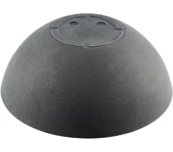 Dehner Kunststoff-Schale Miami, rund, anthrazit, ca. Ø52/H20 cm Dunkelgrau Clearance