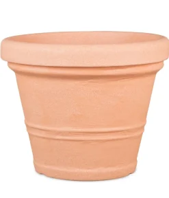 Dehner Kunststoff-Topf Brindisi, rund, Apricot Clearance