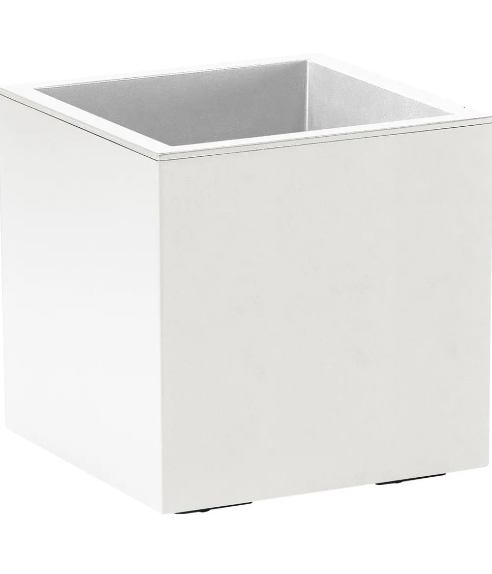 Dehner Blumentöpfe & Übertöpfe > Kunststoff-Topf Kebe, quadratisch, ca. B40/H40/T40 cm