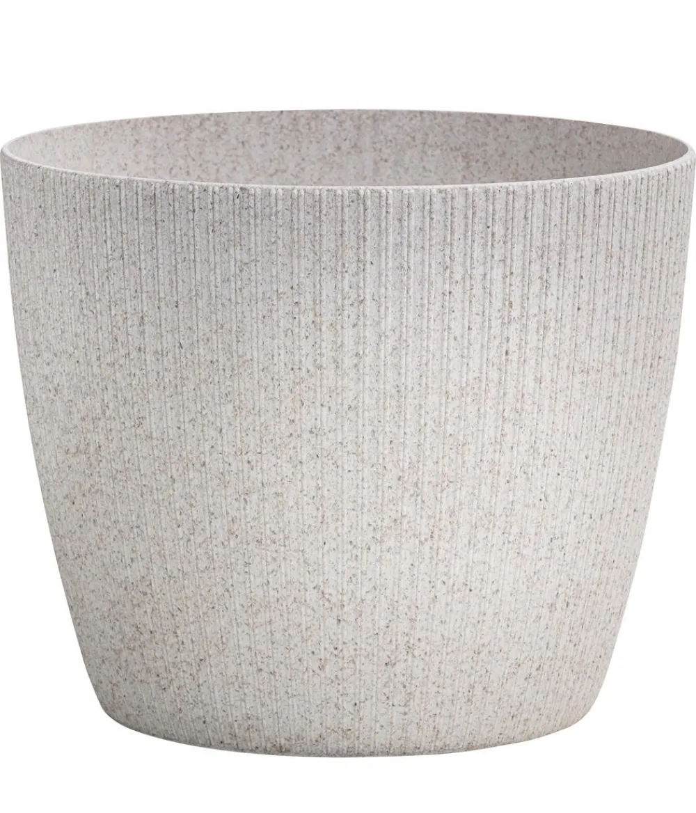 Dehner Kunststoff-Topf Magnolia, konisch Creme New