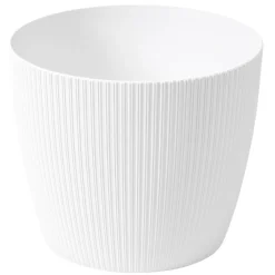 Dehner Blumentöpfe & Übertöpfe - Kunststoff-Topf Magnolia, konisch Weiß