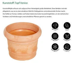 Dehner Blumentöpfe & Übertöpfe > Kunststoff-Topf Monza