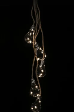 Dehner Laternen & Dekoleuchten - LED-Glühbirnen, 5 Stück am Strang, 15 LEDs, , ca. L70 cm
