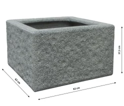 Dehner Gartenbrunnen|Brunnen Zubehör > Leichtbeton-Brunnenumrandung Rocky