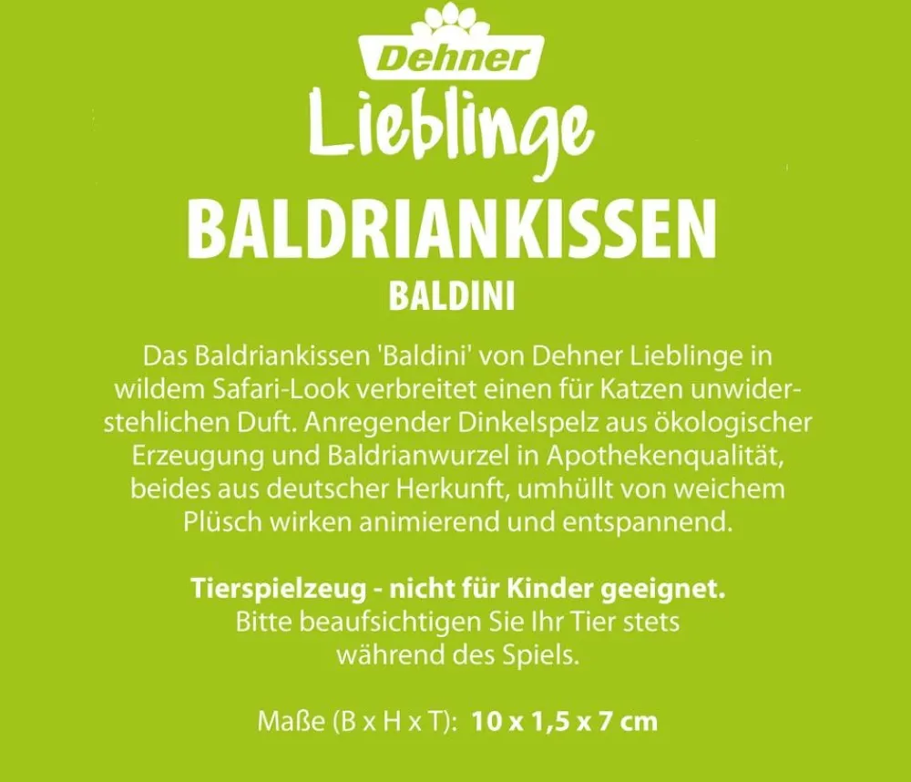 Dehner Lieblinge Katzenspielzeug > Baldriankissen Baldini