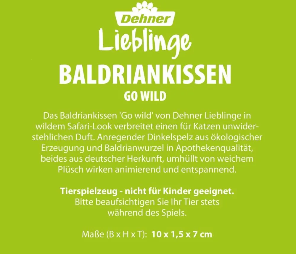 Dehner Lieblinge Baldriankissen Go wild Discount