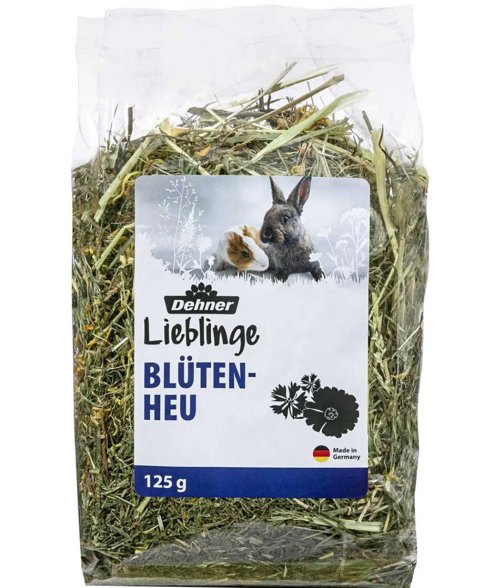 Dehner Lieblinge Heu|Nagersnacks - Blüten-Heu, 125 g