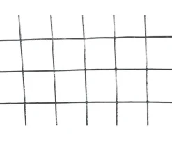 Dehner Lieblinge Mehr Hühnerzubehör|Bauernhof Zubehör - Drahtgitter, quadratisch, verzinkt, ca. B5/H0,5 m Silber