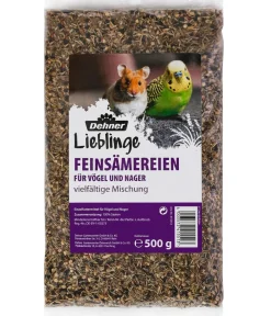 Dehner Lieblinge Kleintierfutter|Vogelfutter & Snacks - Feinsämereien, 500 g