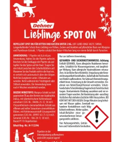Dehner Lieblinge Floh- und Zeckenschutz Spot On für Kitten, 4 x 0,6 ml Sale