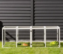 Dehner Lieblinge Freilaufgehege Monumento, ca. B200/H70/T70 cm Weiß Online