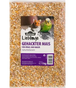 Dehner Lieblinge Kleintierfutter|Vogelfutter & Snacks > Gehackter Mais, 1 kg
