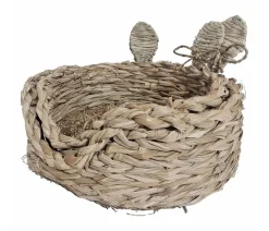 Dehner Lieblinge Graskorb-Set Lilly, Schilfgras, 2-teilig Natur Best