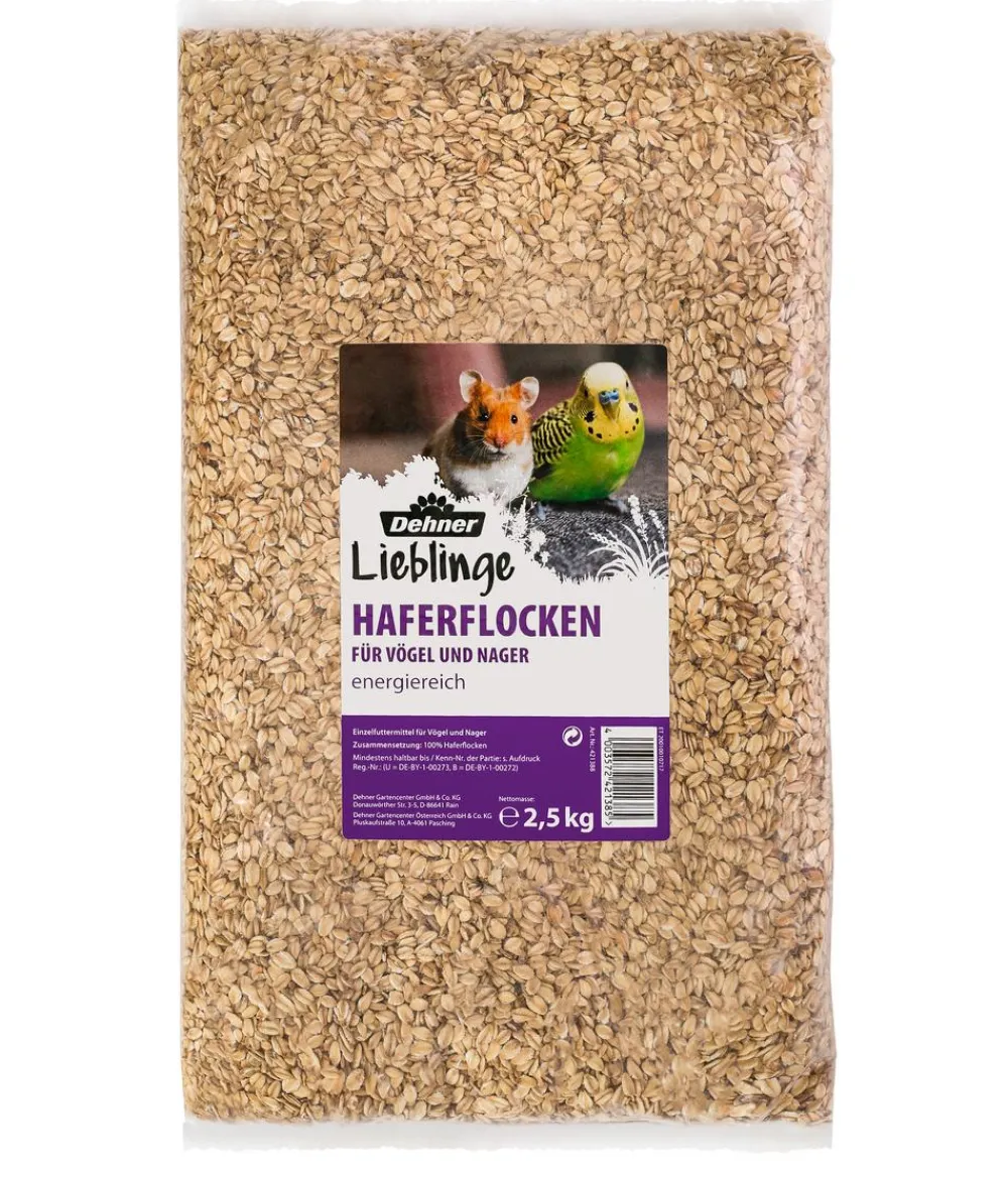 Dehner Lieblinge Kleintierfutter|Vogelfutter & Snacks - Haferflocken