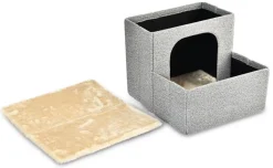 Dehner Lieblinge Mehr Katzenzubehör|Katzenhöhlen - Haustiertreppe Sussex, /, ca. B43/H33/T35,5 cm