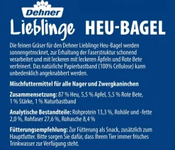 Dehner Lieblinge Heu-Bagel mit Apfel & Rote Beete, 65 g Hot