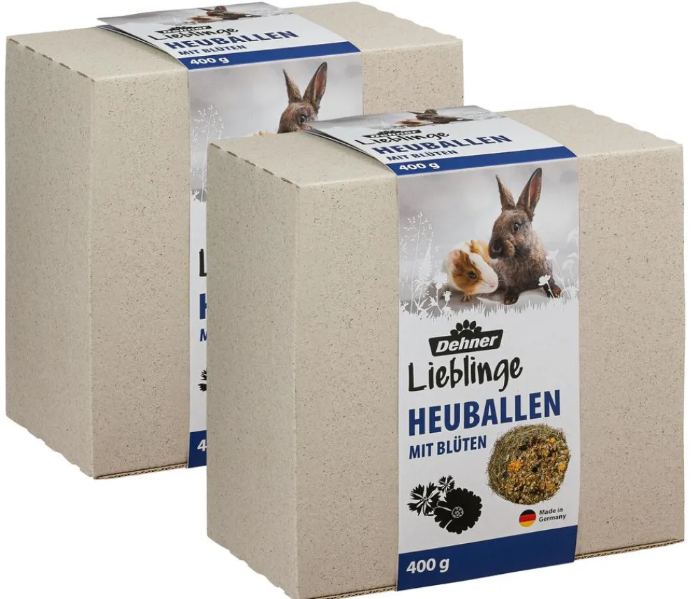 Dehner Lieblinge Heu > Heuballen im Karton, 2 x 400 g