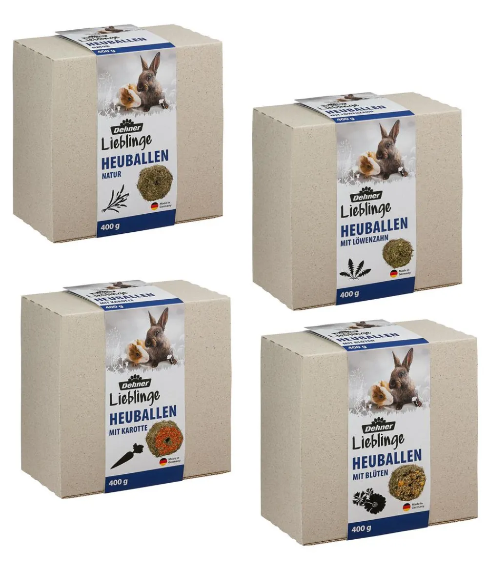 Dehner Lieblinge Heuballen Probierset, 4 x 400 g Online