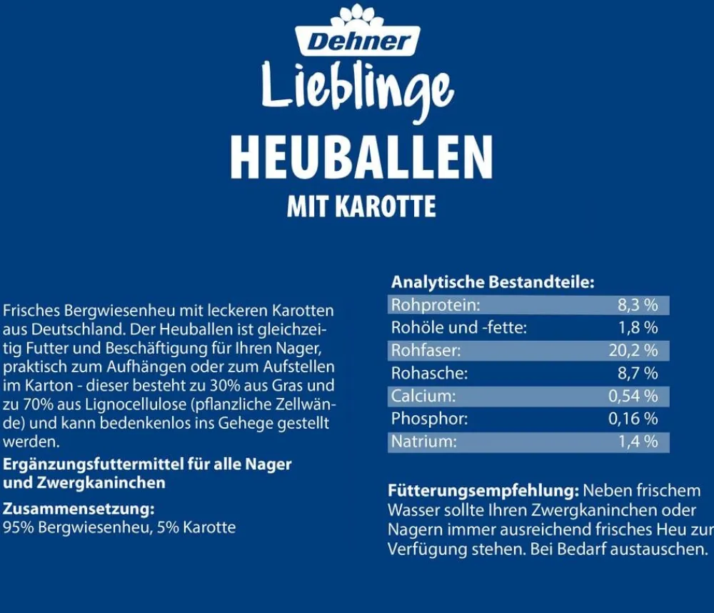 Dehner Lieblinge Heuballen Probierset, 4 x 400 g Online