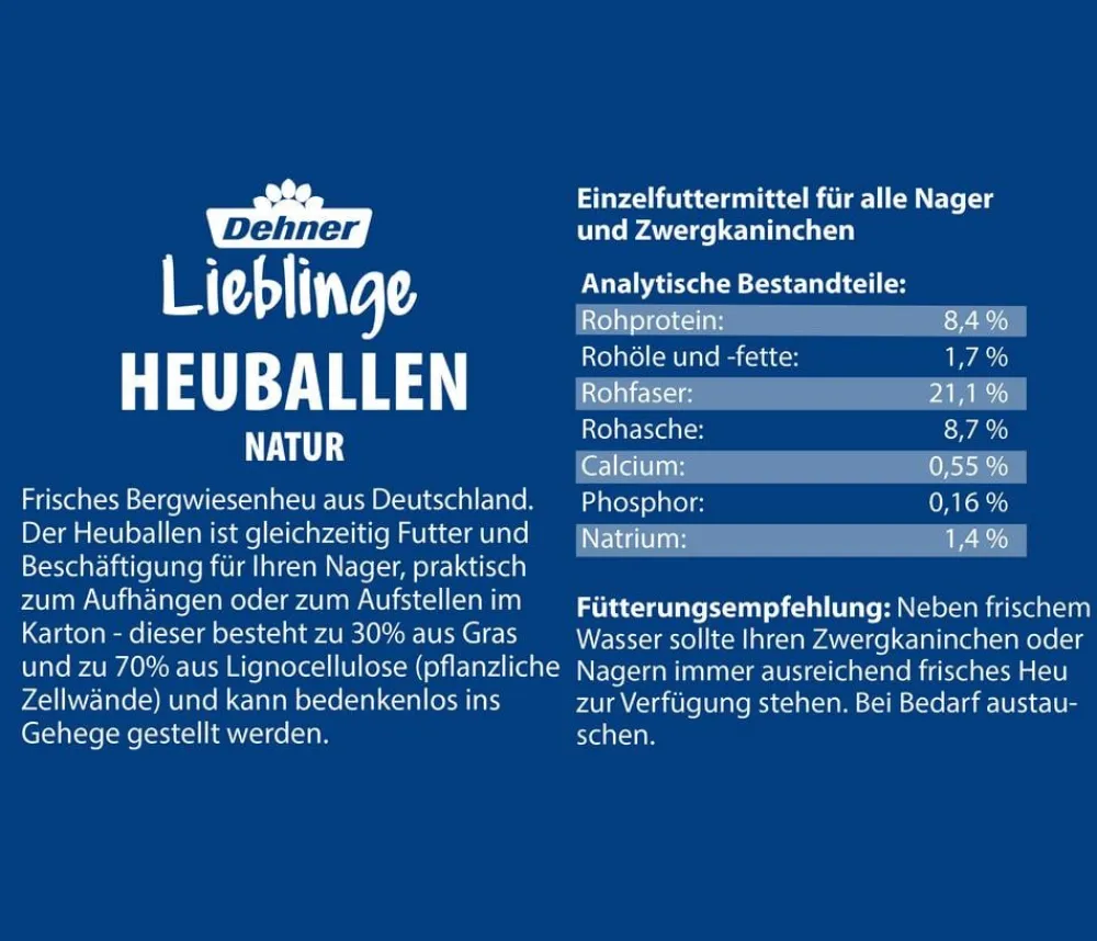 Dehner Lieblinge Heuballen Probierset, 4 x 400 g Online