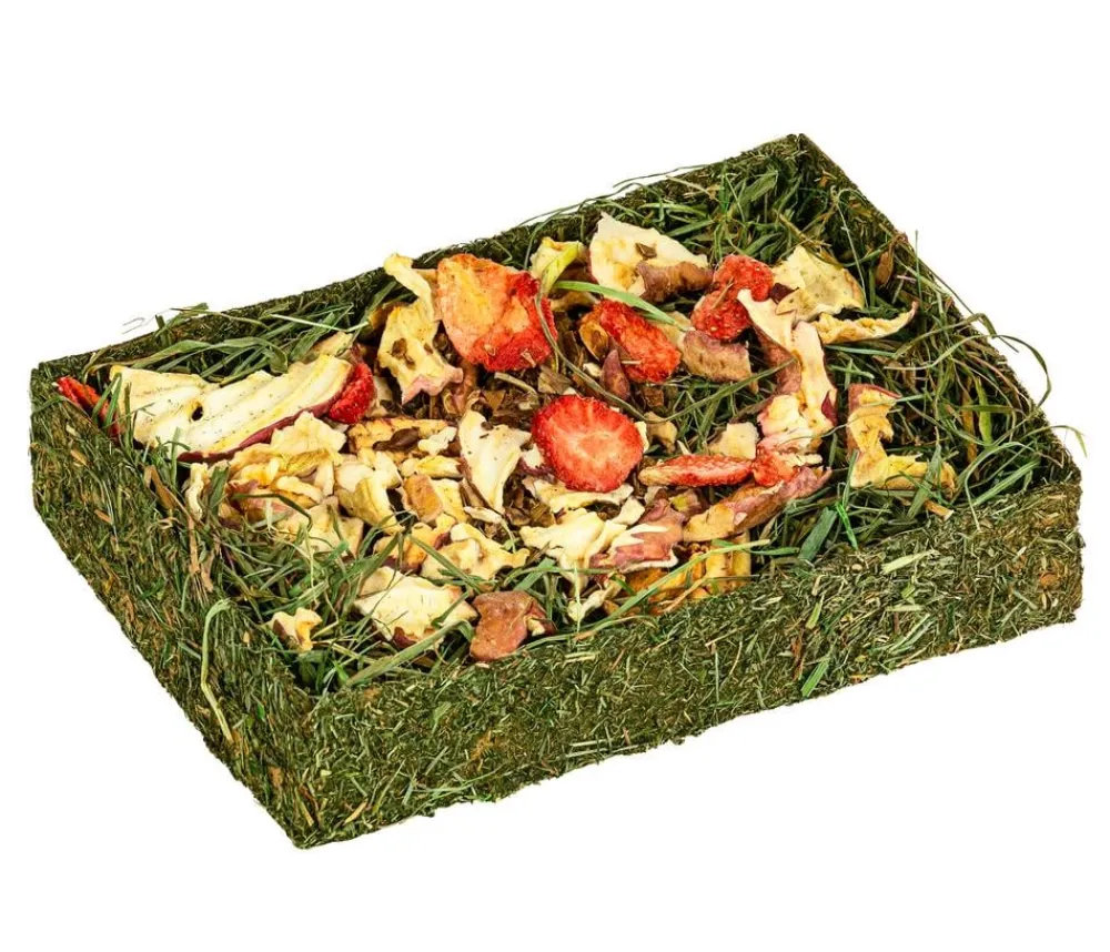 Dehner Lieblinge Heu-Kiste mit Früchten, 100 g Discount