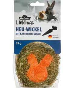 Dehner Lieblinge Heu - Heu-Wickel mit Kaninchen-Dekor, 65 g