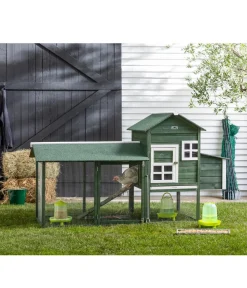 Dehner Lieblinge Bauernhof Zubehör|Hühnerställe > Hühnerstall Happy Hen, ca. B213,5/H122/T91,5 cm