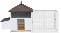 Dehner Lieblinge Bauernhof Zubehör|Hühnerställe > Hühnerstall Florenz, /braun, ca. B122,3/H120,7/T91,7 cm