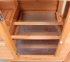 Dehner Lieblinge Hühnerstall Chicken House, ca. B247/H103/T75 cm Braun Discount