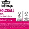 Dehner Lieblinge Holzball Bowl mit Glöckchen, ca. Ø6 cm Sale