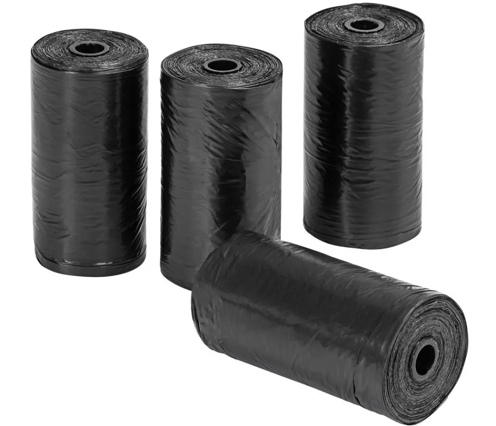 Dehner Lieblinge Hundekotbeutel, 4 x 20 Stk. Schwarz Hot