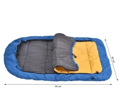 Dehner Lieblinge Hundeschlafsack Aldus, rechteckig, , ca. B95/T65 cm Blau Best