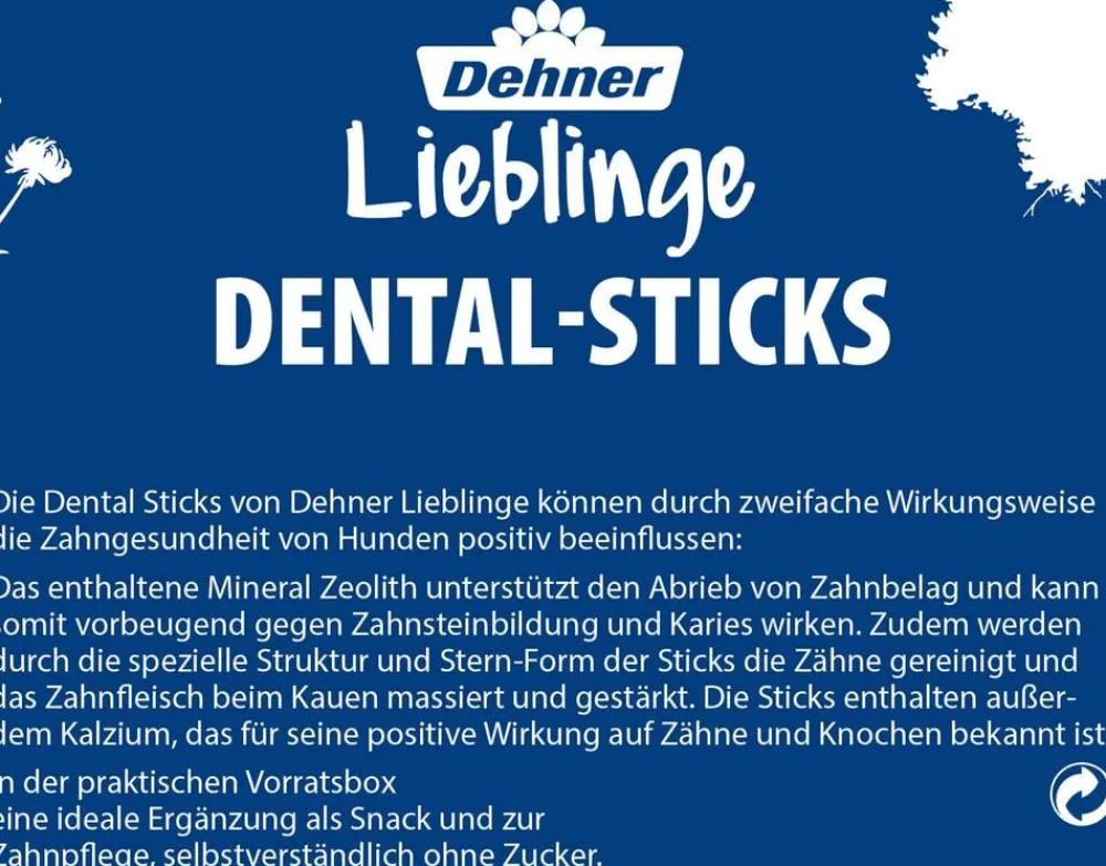 Dehner Lieblinge Hundeleckerlies|Funktionelle Leckerlies > Hundesnack Dental-Sticks