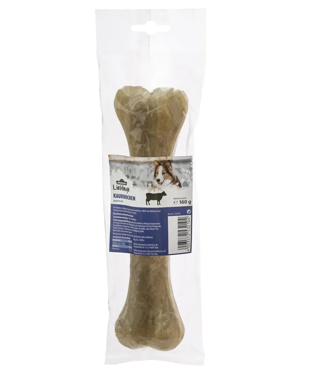 Dehner Lieblinge Hundeleckerlies > Hundesnack Kauknochen, gepresst, 160 g