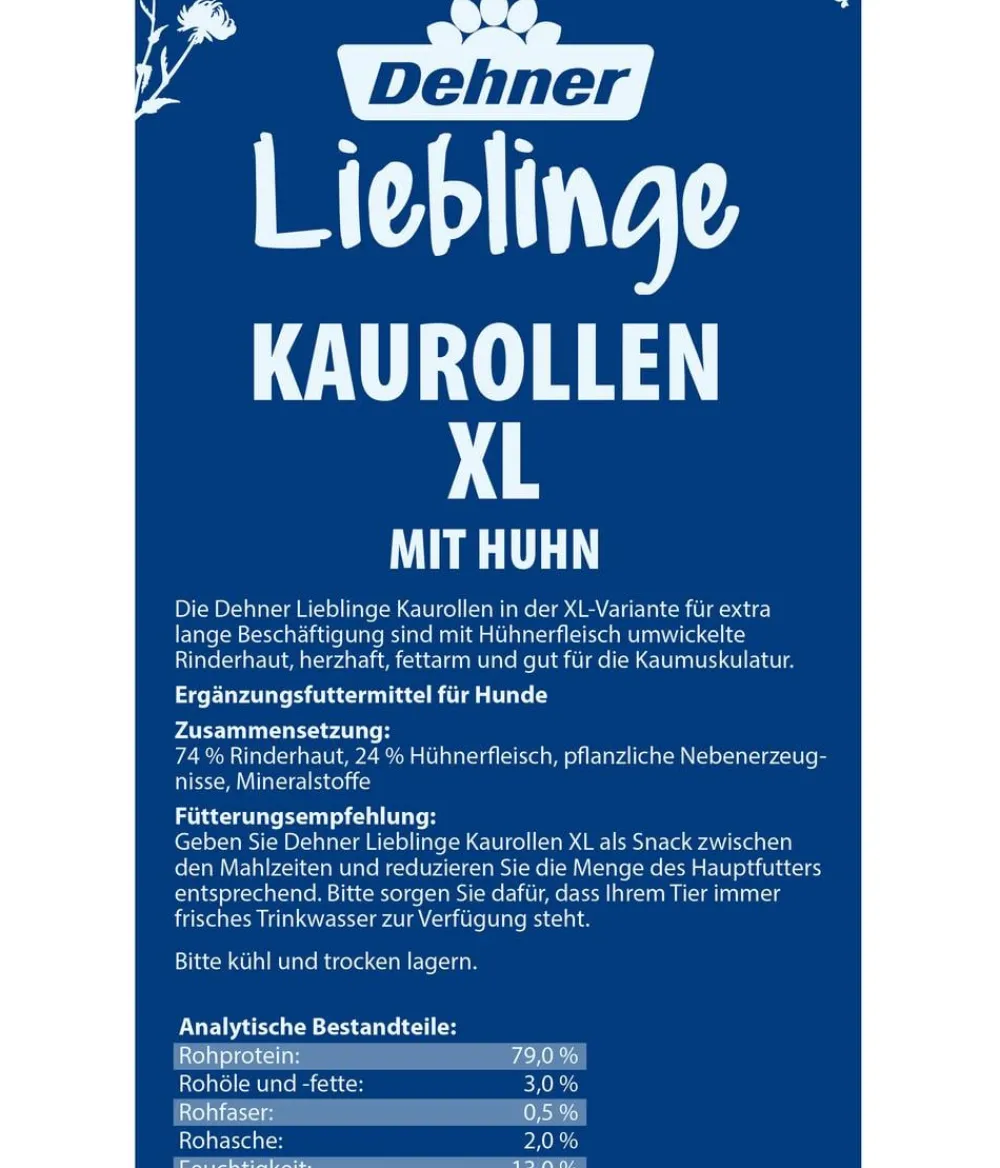 Dehner Lieblinge Hundesnack Kaurollen XL Best